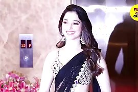 Tammu b. in Black Meroon saree