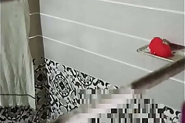 Indian aunty bathing caught on hidden camera part 3