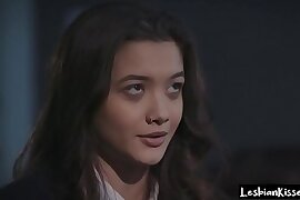 Stunning MILF getting her pussy licked by cute teen hot teen lesbians