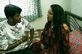 Indian horny milf bhabhi fucking with innocent village boy!! clear hindi audio: hot webserise sex