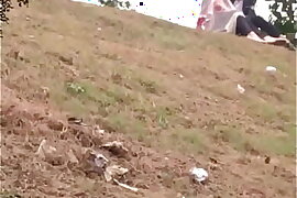 Indian lover kissing in park part 3