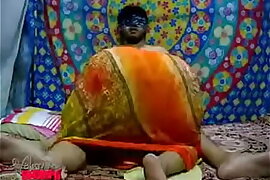Indian aunt has the biggest ass and shows at while sucking my cock
