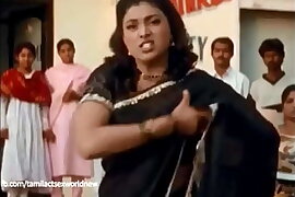 Roja removing her saree in public hot and horny boobs and navel show !!!